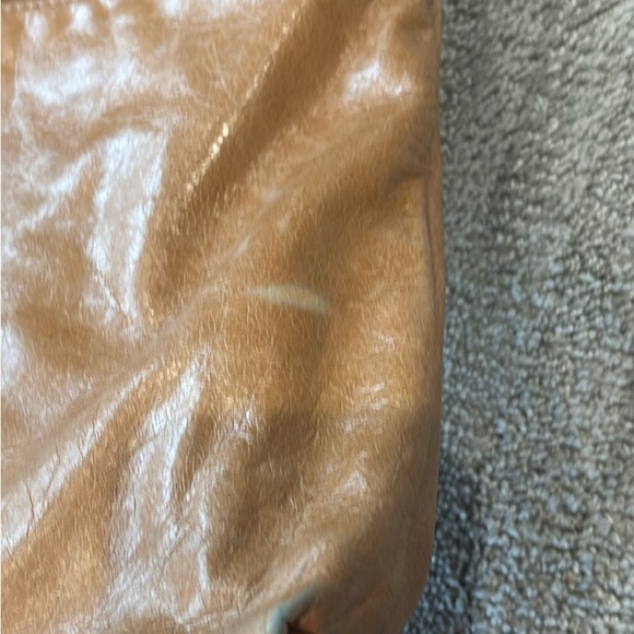 Garnet Hill Tan Leather Tote Bag - Picture 4 of 8
